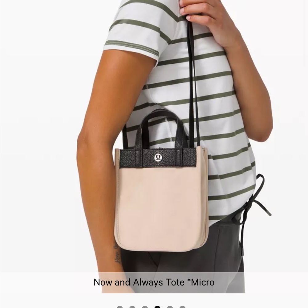 lululemon athletica Cream and Black Tote
Now and always micro